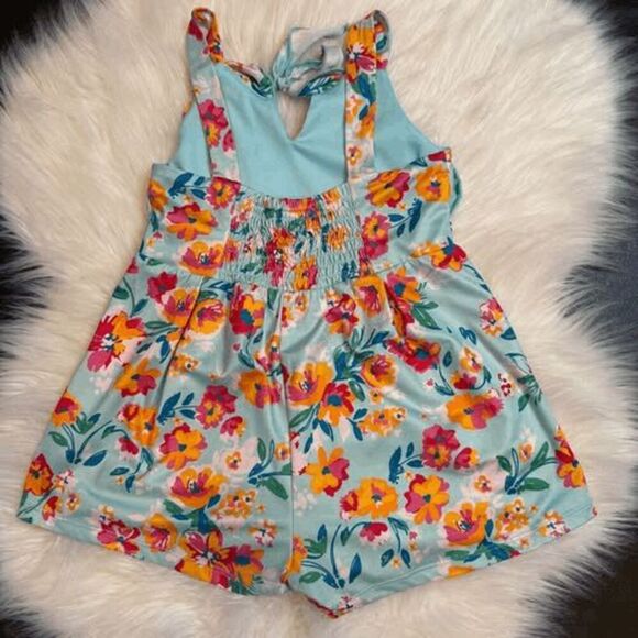 Rare Editions Romper 4T & Silver Flats Cat & Jack Sz 9 Girls Outfit - Picture 3 of 5